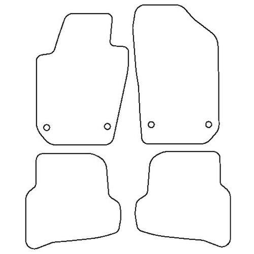 Tailored Car Mats Seat IBIZA (Left Hand Drive) (from 2008 to 2017)