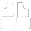 Tailored Car Mats Skoda ESTELLE (from 1977 to 1990)