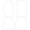 Tailored Car Mats Subaru IMPREZA 4DR (Left Hand Drive) (from 2001 to 2008)