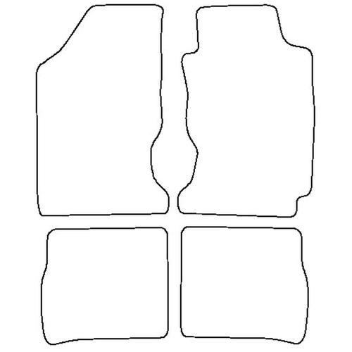 Tailored Car Mats Toyota CARINA 2 (from 1988 to 1992)