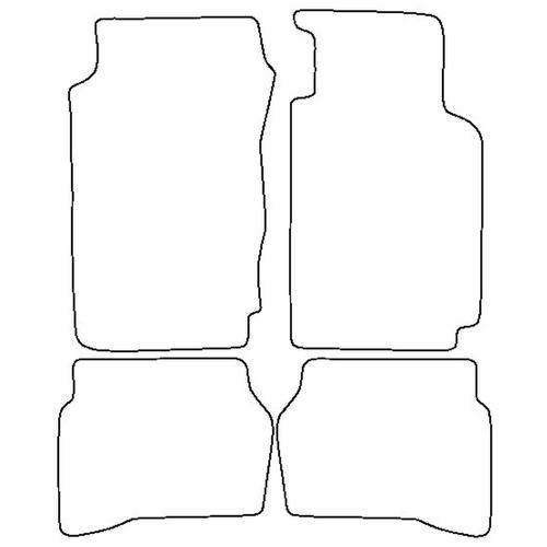 Tailored Car Mats Toyota COROLLA (from 1987 to 1992)