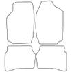 Tailored Car Mats Toyota COROLLA 3DR (from 1990 to 1993)