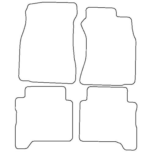 Tailored Car Mats Toyota HILUX DOUBLECAB (from 1989 to 1997)