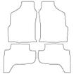 Tailored Car Mats Toyota Land Cruiser COLORADO 5DR (from 1996 to 2003)
