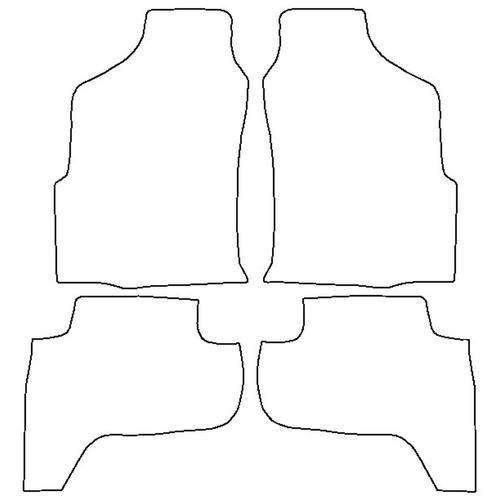 Tailored Car Mats Toyota Land Cruiser COLORADO 5DR (from 1996 to 2003)