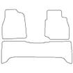 Tailored Car Mats Toyota Land Cruiser AMAZON (from 1997 to 2001)