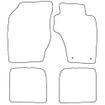 Tailored Car Mats Toyota RAV-4 1ST Generation 3DR (from 1994 to 2000)