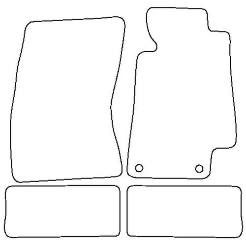 Tailored Car Mats Toyota SUPRA (from 1993 to 2000)