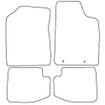 Tailored Car Mats Toyota YARIS 3DR (from 1999 to 2005)