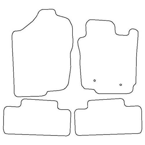 Tailored Car Mats Toyota RAV-4 3RD Generation (from 2006 to 2012)