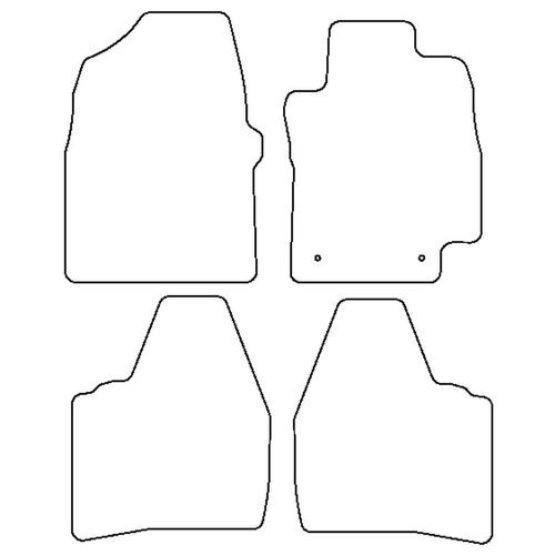 Tailored Car Mats Toyota PRIUS (from 2004 to 2009)