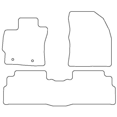 Tailored Car Mats Toyota VERSO (Left Hand Drive) (from 2009 onwards)