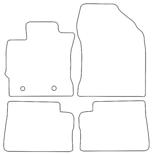 Tailored Car Mats Toyota AURIS HYBRID (Left Hand Drive) (from 2016 onwards)