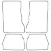 Tailored Car Mats Toyota CELICA LIFTBACK Manual RA40 (from 1979 to 1979)