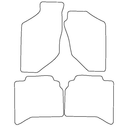 Tailored Car Mats Vauxhall Frontera (from 1998 to 2003)