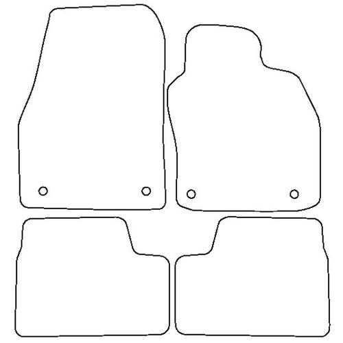 Tailored Car Mats Vauxhall ASTRA MK5 (from 2004 to 2009)