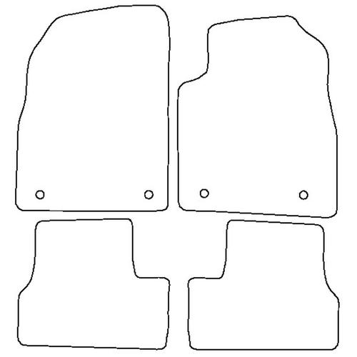 Tailored Car Mats Vauxhall ASTRA MK6 (from 2009 to 2015)