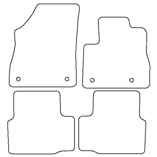 Tailored Car Mats Vauxhall ASTRA MK7 (from 2015 onwards)