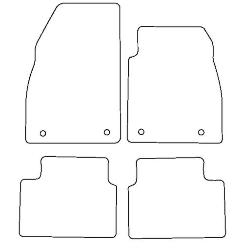 Tailored Car Mats Vauxhall INSIGNIA (Front Fixings Only) (from 2008 to 2013)