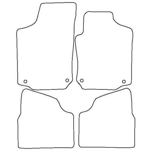Tailored Car Mats Vauxhall CORSA C (from 2000 to 2006)