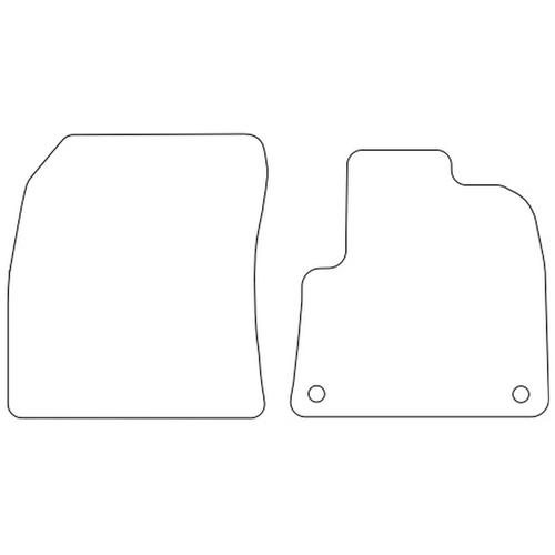 Tailored Car Mats Vauxhall COMBO E VAN Fronts (from 2018 onwards)