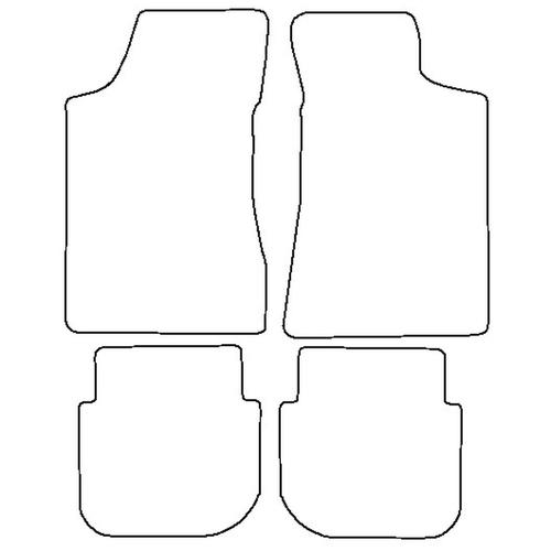 Tailored Car Mats Volvo 480+ES (from 1987 to 1995)