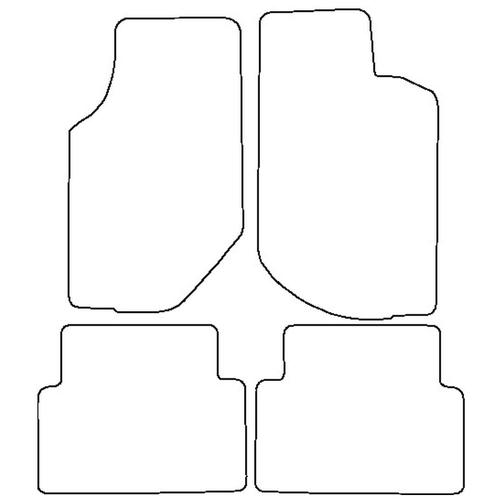 Tailored Car Mats Volvo 740 MAN (from 1982 to 1991)