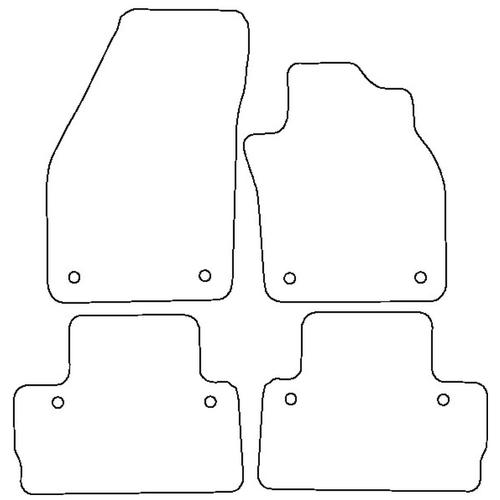 Tailored Car Mats Volvo C30 Automatic (from 2007 to 2013)