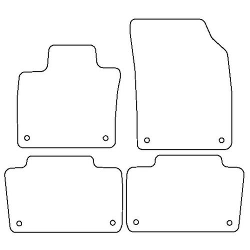 Tailored Car Mats Volvo XC90 5-Seater (Left Hand Drive) (from 2015 onwards)