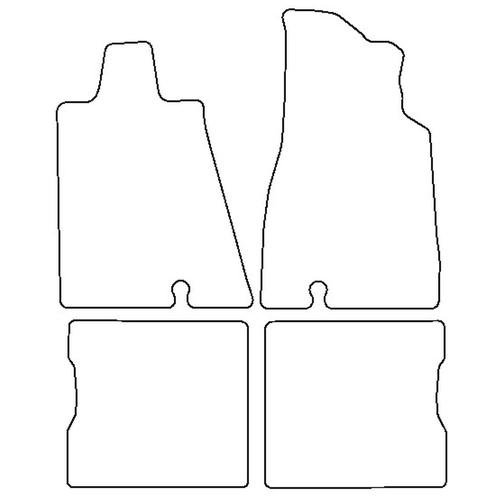 Tailored Car Mats Volvo 140 (Left Hand Drive) (from 1966 to 1974)