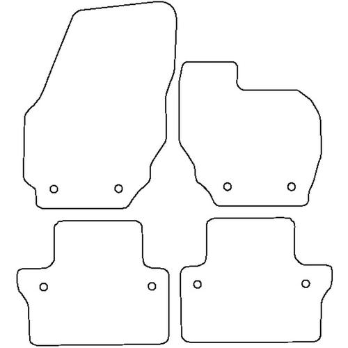 Tailored Car Mats Volvo XC70 Manual (from 2007 to 2016)