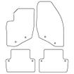 Tailored Car Mats Volvo V70 (Left Hand Drive) (from 2000 to 2007)
