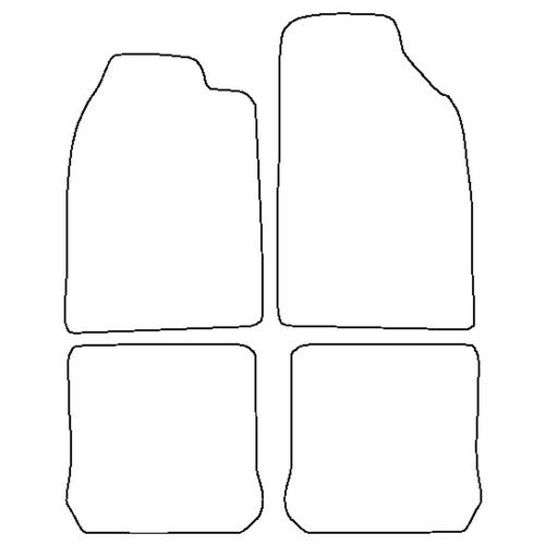 Tailored Car Mats Volkswagen BEETLE Classic (Left Hand Drive) (from 1950 to 2003)