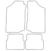 Tailored Car Mats Volkswagen GOLF MK2 (Left Hand Drive) (from 1983 to 1992)