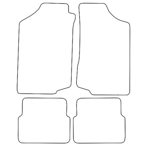 Tailored Car Mats Volkswagen GOLF MK2 (Left Hand Drive) (from 1983 to 1992)