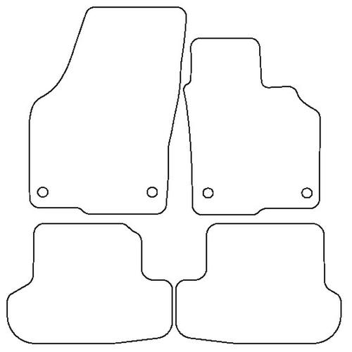 Tailored Car Mats Volkswagen BEETLE (from 2011 to 2019)
