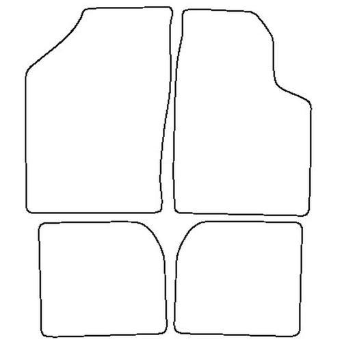Tailored Car Mats Volkswagen POLO 1 & 2 (from 1975 to 1994)