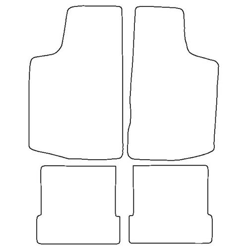Tailored Car Mats Volkswagen SCIROCCO (from 1975 to 1981)
