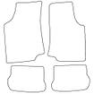 Tailored Car Mats Volkswagen GOLF MK3 (Without FOOTREST) (from 1997 to 1998)
