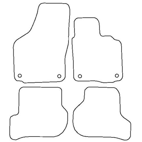 Tailored Car Mats Volkswagen JETTA (from 2006 to 2011)