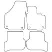 Tailored Car Mats Volkswagen GOLF PLUS (Round STUD Fixings) (from 2007 onwards)