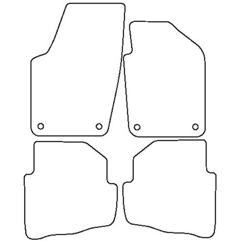 Tailored Car Mats Volkswagen FOX (from 2006 to 2012)