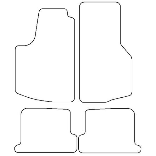 Tailored Car Mats Volkswagen GOLF MK1 Cabrio (Left Hand Drive) (from 1975 to 1993)