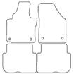 Tailored Car Mats Volkswagen TOURAN (Left Hand Drive) (from 2003 to 2010)