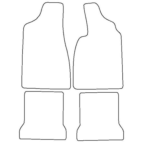 Tailored Car Mats Volkswagen PASSAT Automatic (from 1980 to 1987)