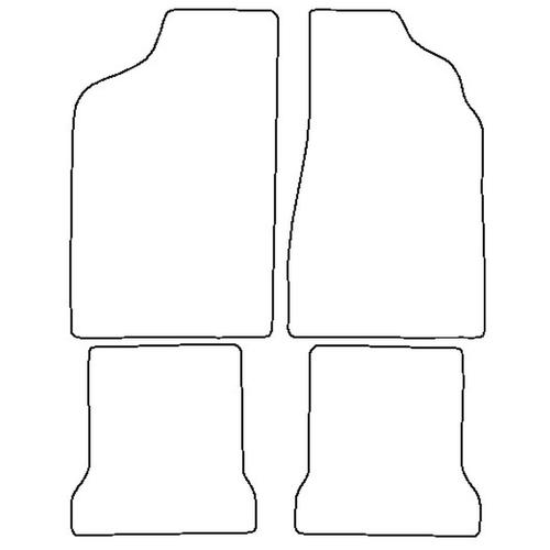 Tailored Car Mats Volkswagen PASSAT Manual (from 1980 to 1987)