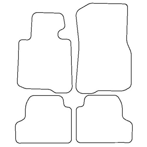 Tailored Car Mats BMW 4 Series Coupé F32 (Left Hand Drive) (from 2013 to 2020)