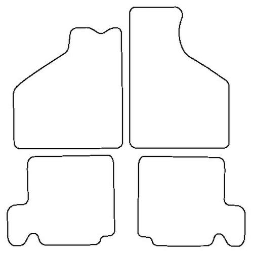Tailored Car Mats Mini (Classic) Original (Left Hand Drive) (from 1970 to 2001)