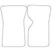 Tailored Car Mats Chevrolet CORVETTE C3 (Left Hand Drive) (from 1977 to 1992)
