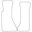 Tailored Car Mats Chevrolet CORVETTE C4 (Left Hand Drive) (from 1984 to 1996)
